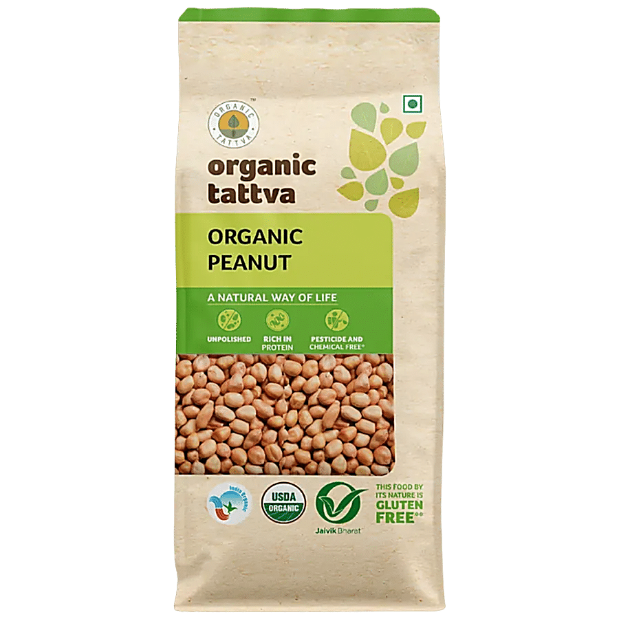 Organic Tattva Peanuts - Rich In Protein