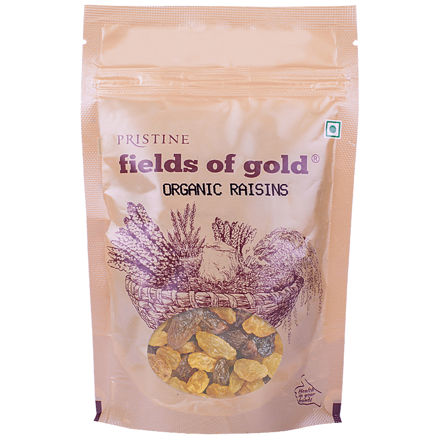 PRISTINE Fields Of Gold Organic Raisins/Ona Drakshi