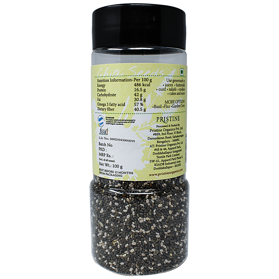 PRISTINE Fields of Gold - Organic Chia Seeds