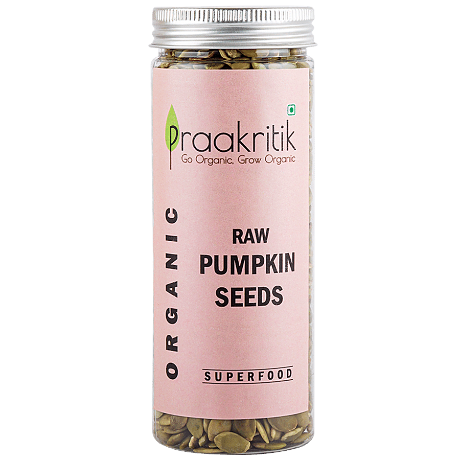 Praakritik Organic Raw Pumpkin Seeds - Superfood