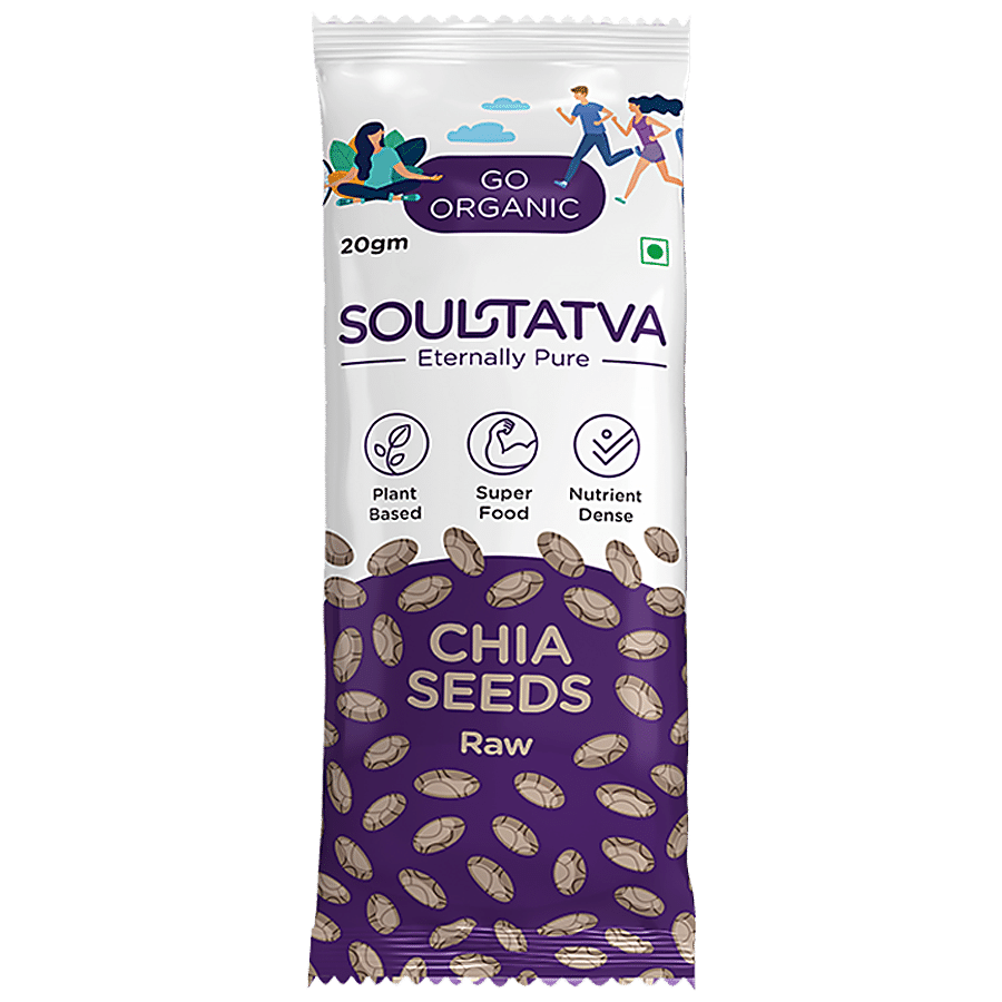 SOUL TATVA Raw Chia Seeds - Plant Based