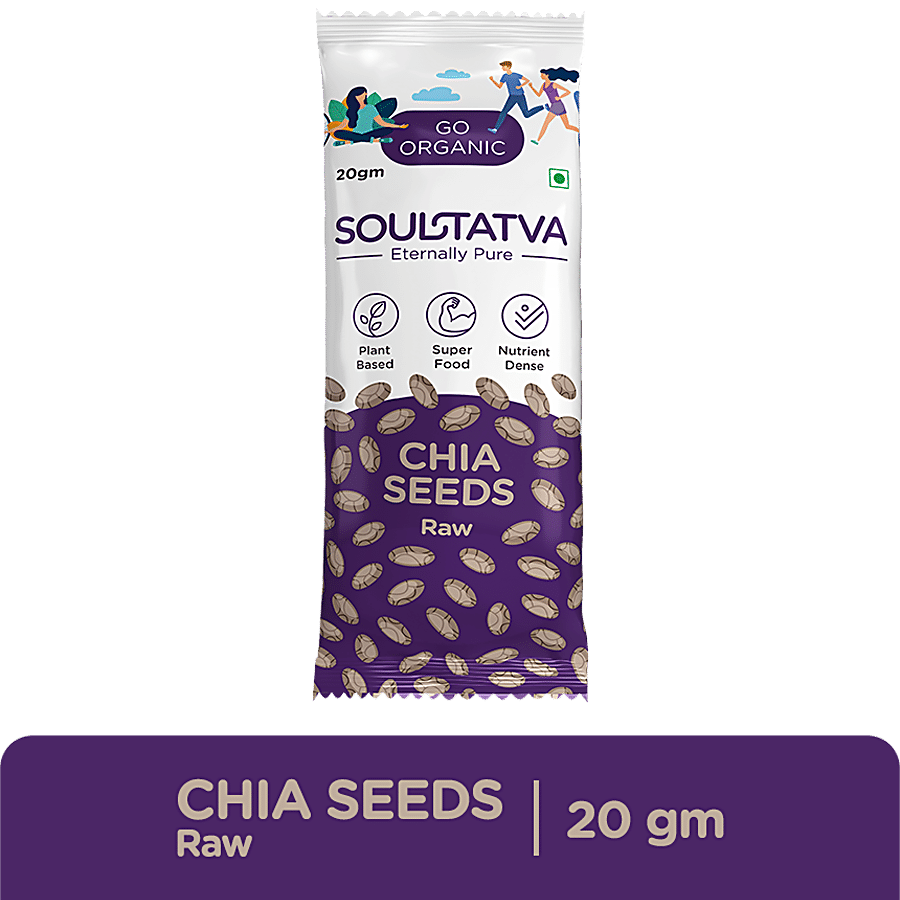 SOUL TATVA Raw Chia Seeds - Plant Based