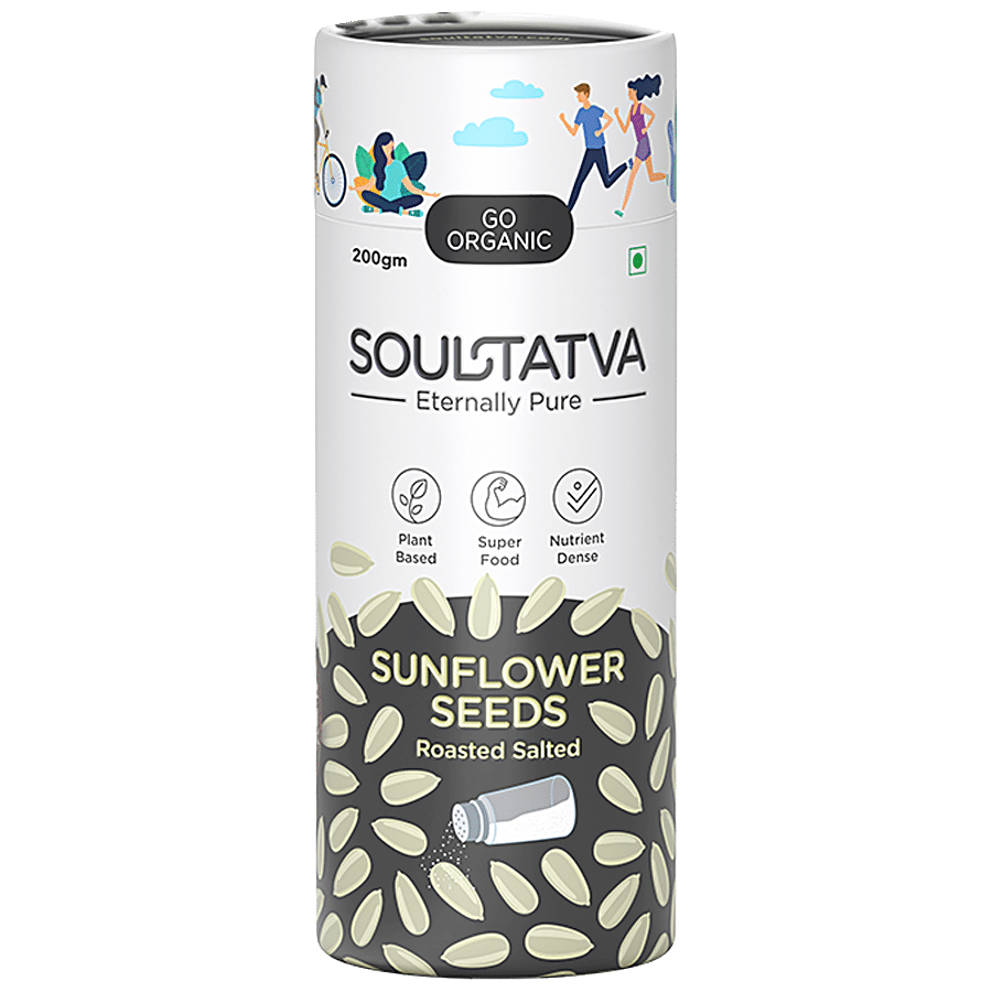 SOUL TATVA Sunflower Seeds Roasted Salted - Crunchy