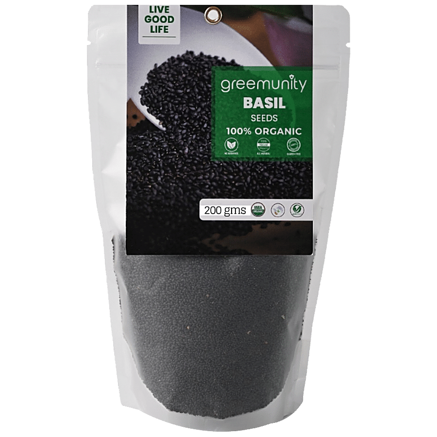 greemunity ORGANIC BASIL SEEDS