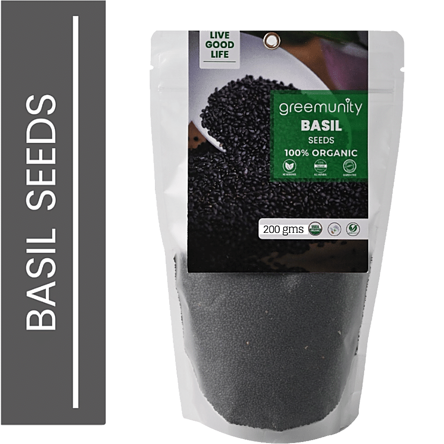 greemunity ORGANIC BASIL SEEDS