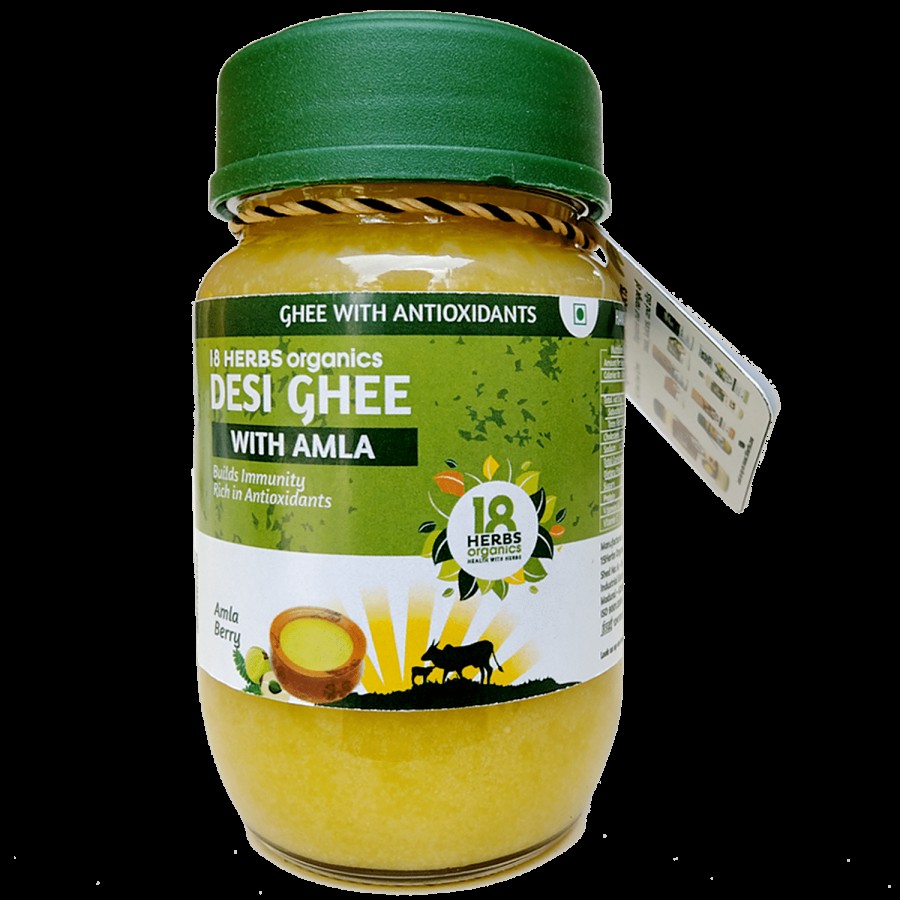 18 Herbs Organics Desi Ghee/Tuppa with Amla