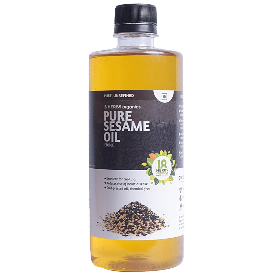 18 Herbs Organics Pure Sesame Oil