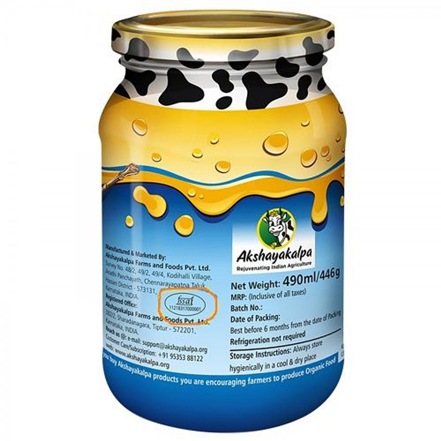 AKSHAYAKALPA Organic Cow Ghee/Tuppa