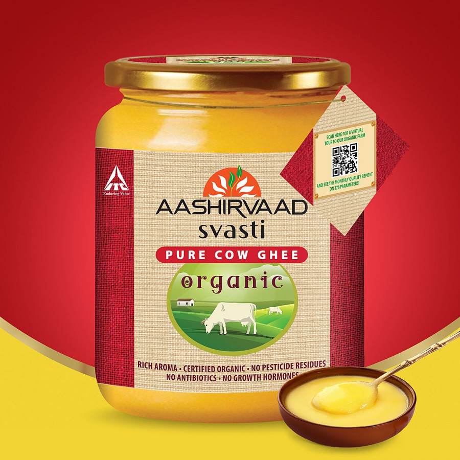 Aashirvaad Svasti Pure Organic Cow Ghee