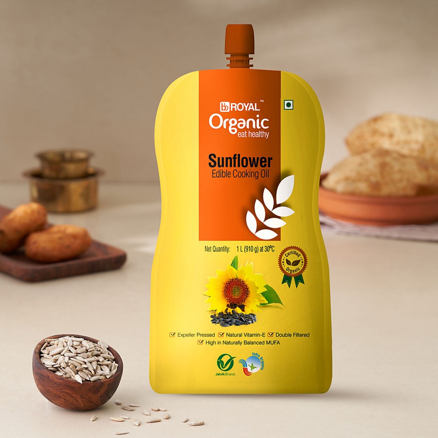 BB Royal Organic Cold Pressed Sunflower Cooking Oil