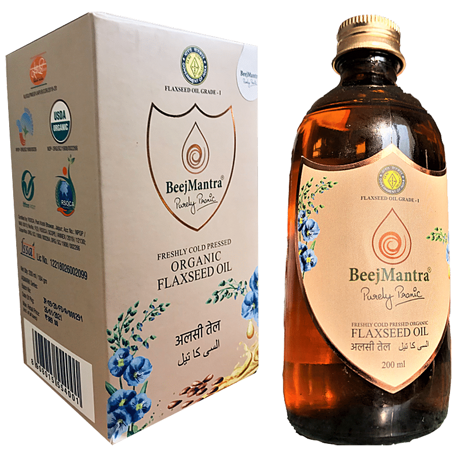 BeejMantra Flaxseed Oil - Organic