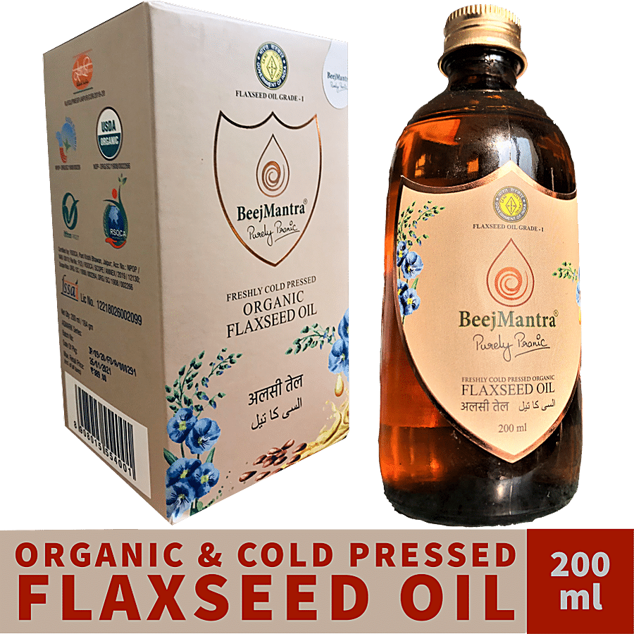 BeejMantra Flaxseed Oil - Organic