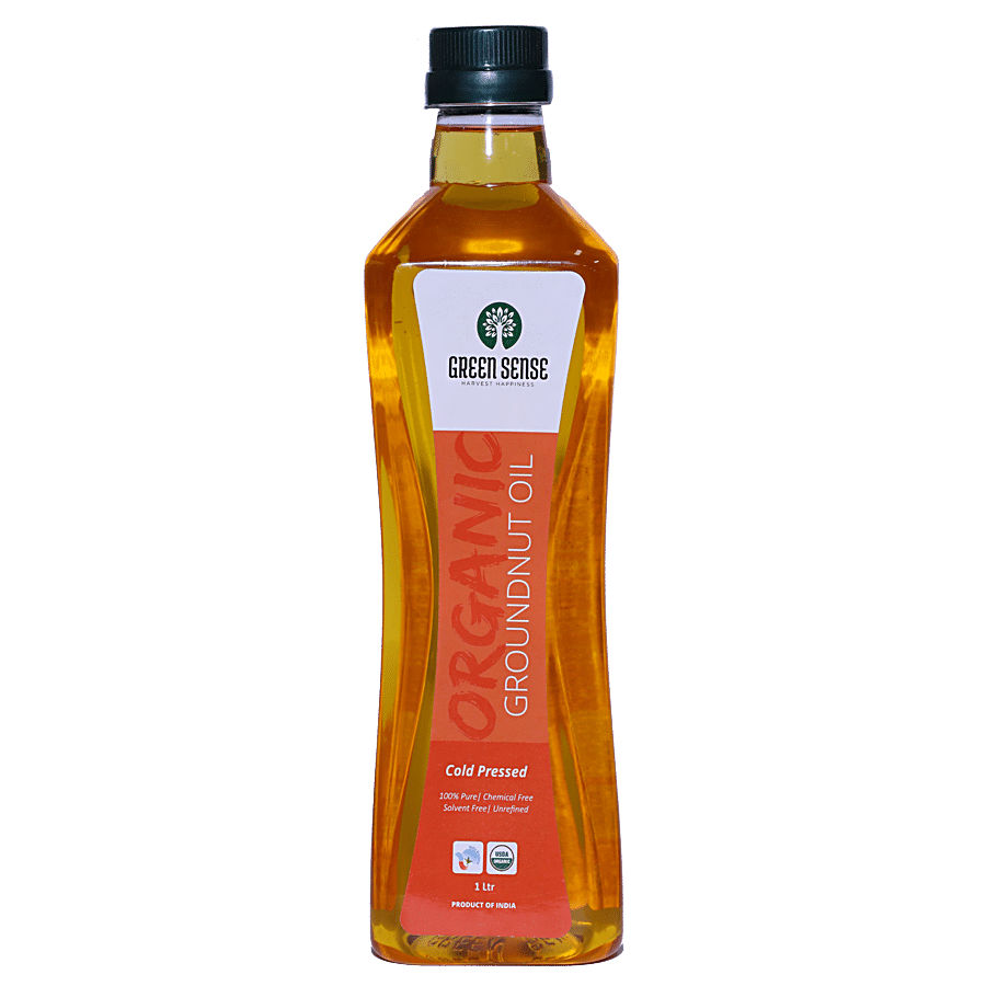 Green Sense Organic Groundnut Oil - 100% Pure & Natural