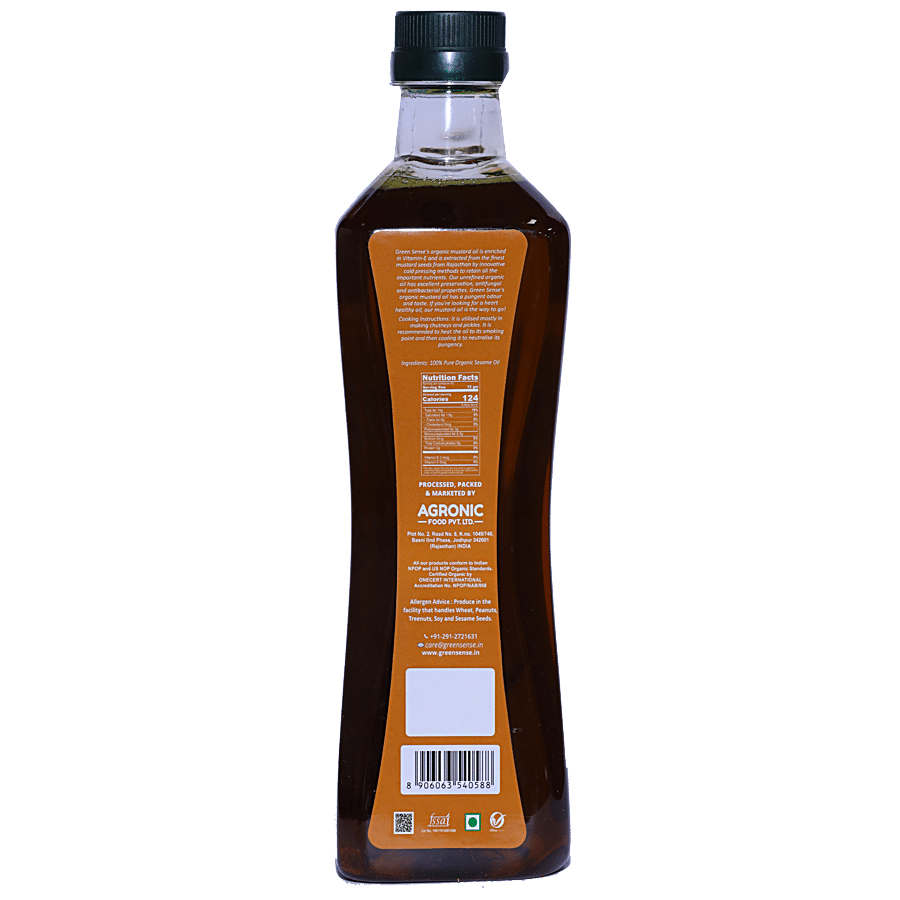 Green Sense Organic Mustard Oil