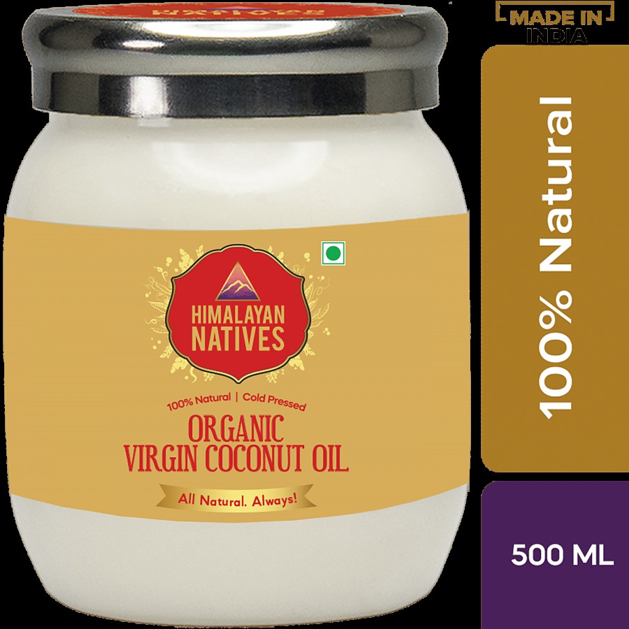 Himalayan Natives Virgin Coconut Oil - 100% Organic & Natural & Unrefined