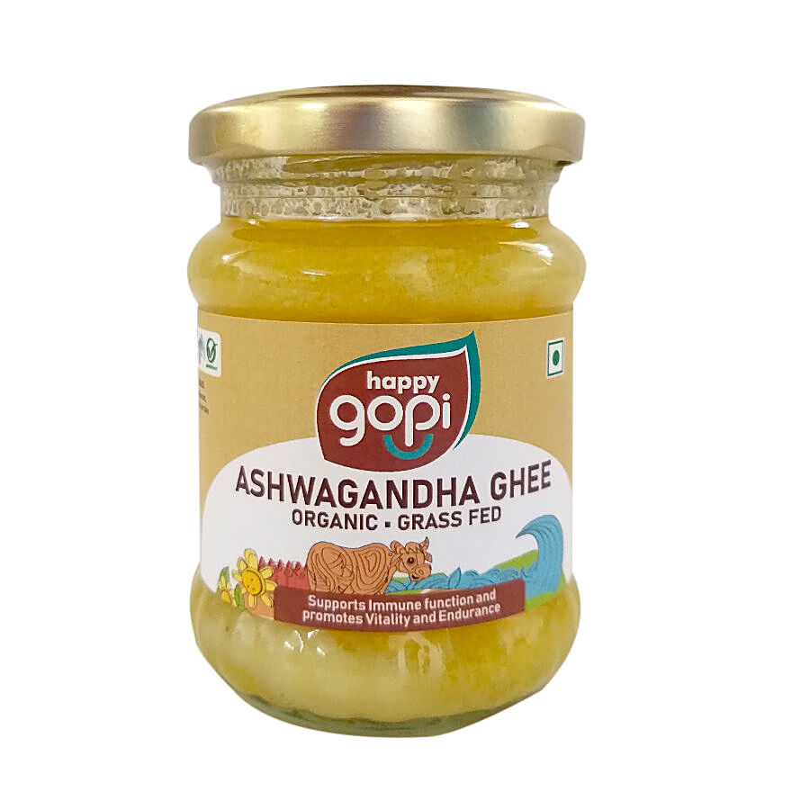 Hita Farms Happy Gopi - Organic Ashwagandha Cow Ghee