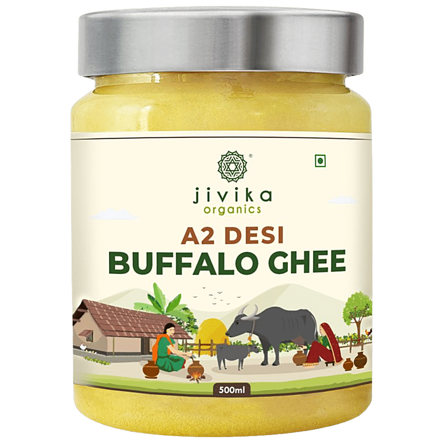 Jivika Naturals Buffalo Ghee - Rich In Calcium