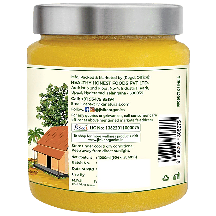 Jivika Naturals Natural Cow Ghee - Rich In Taste & Flavour