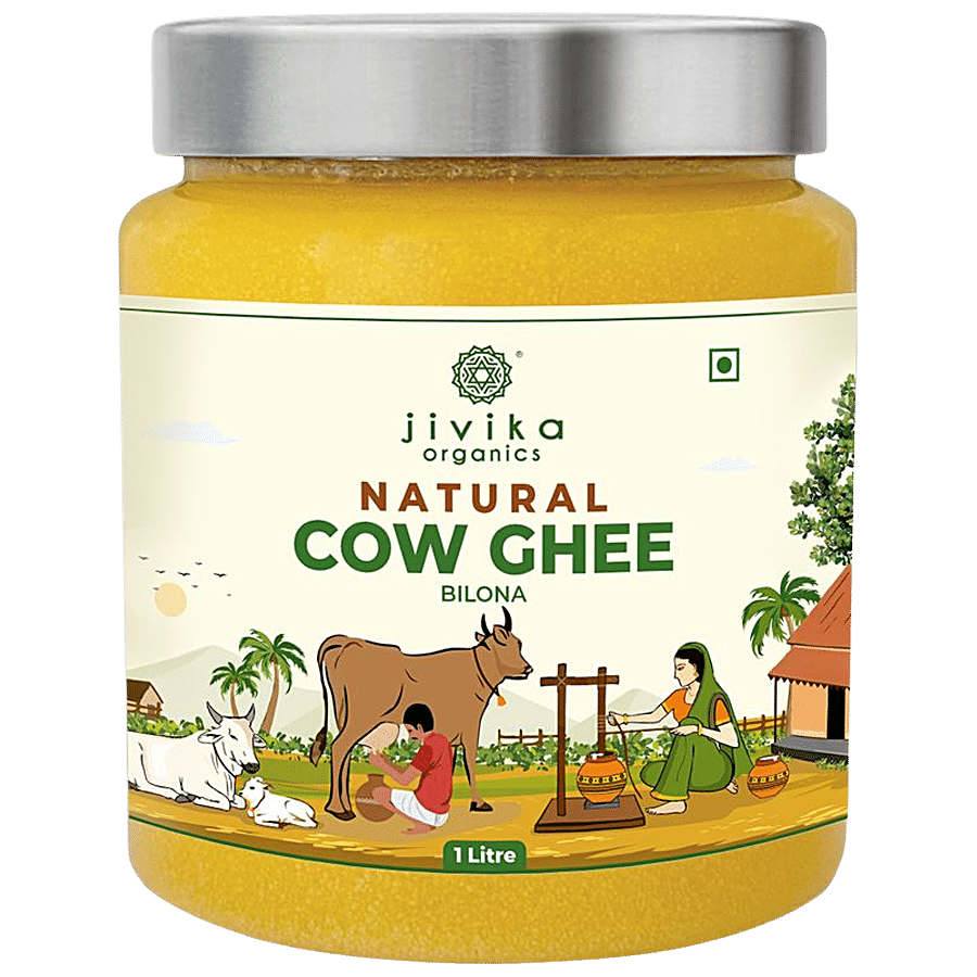 Jivika Naturals Natural Cow Ghee - Rich In Taste & Flavour