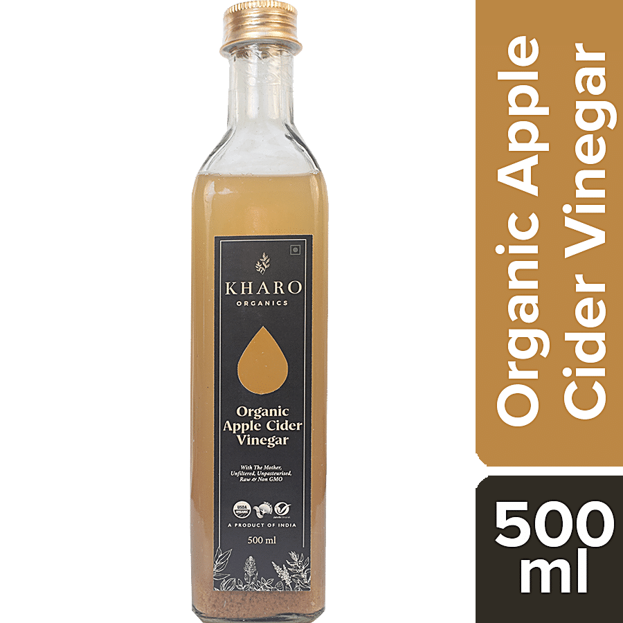 Kharo Organics Apple Cider Vinegar With The Mother - Fibre Rich