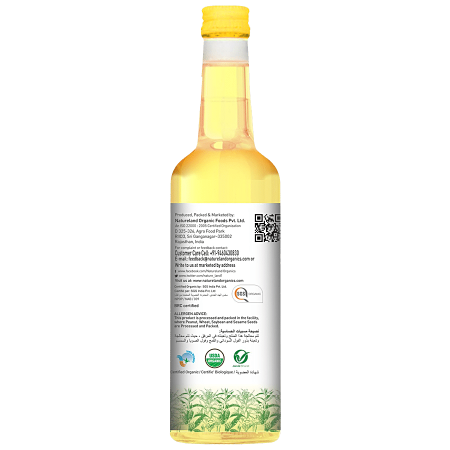 Natureland Organics White Sesame Oil