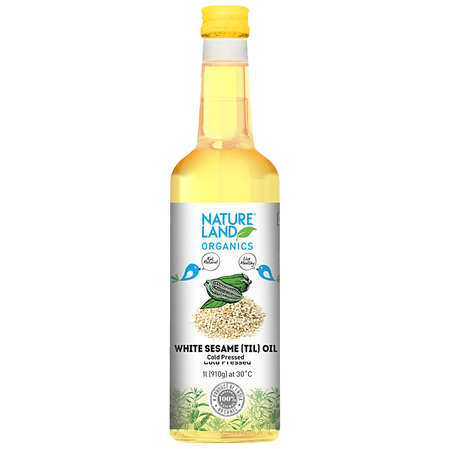 Natureland Organics White Sesame Oil