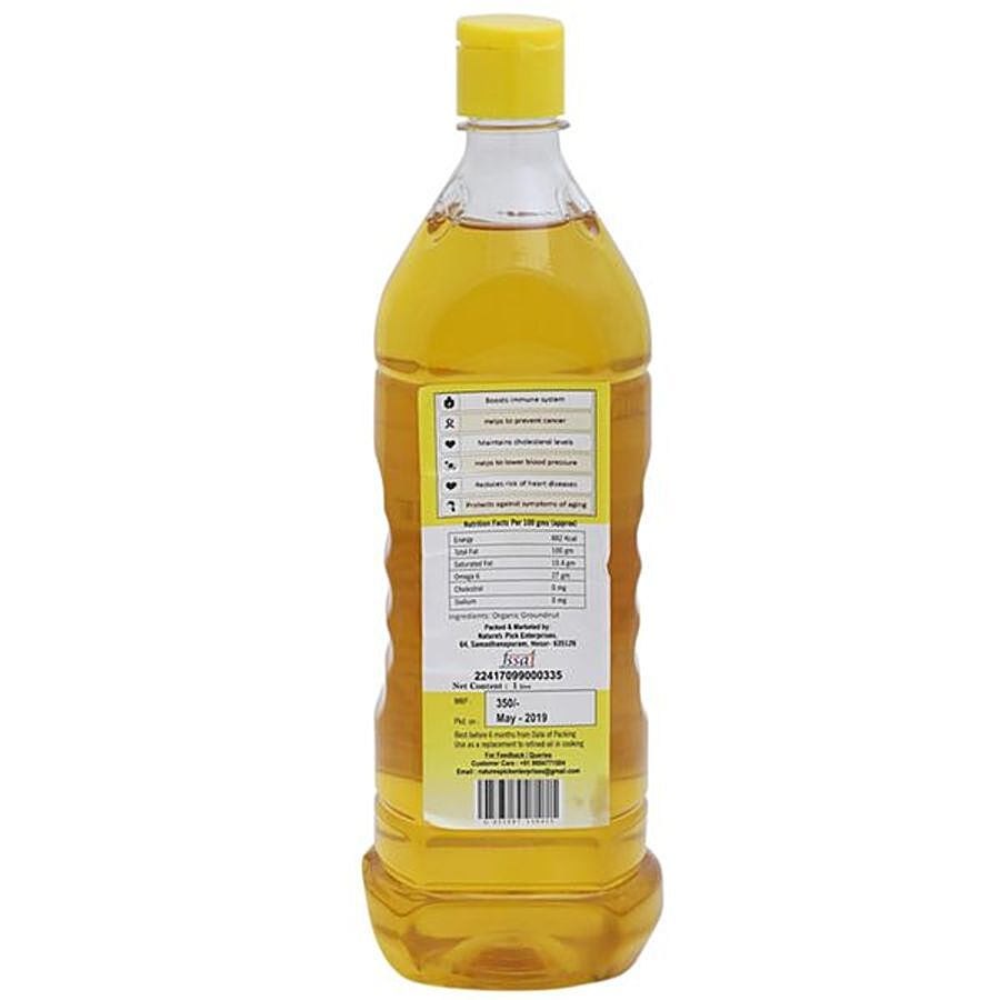 Nature's Pick  Organic Cold Pressed Oil - Groundnut