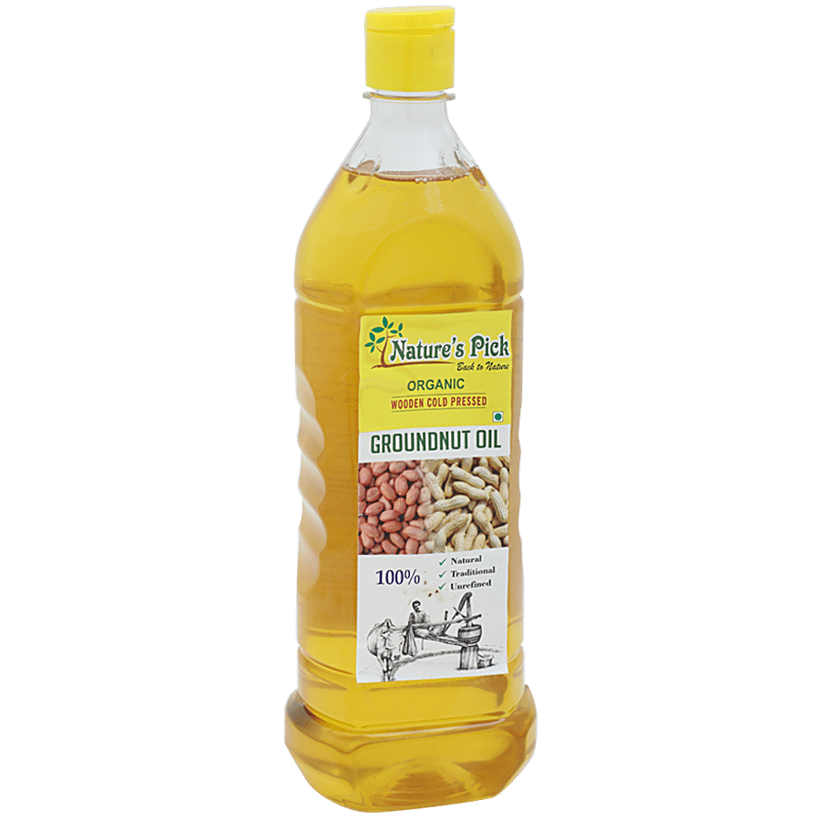 Nature's Pick  Organic Cold Pressed Oil - Groundnut