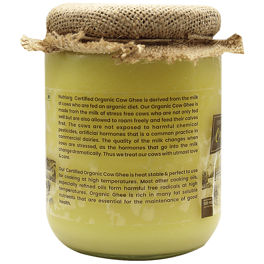 Nutriorg Cow Ghee/Tuppa - Certified Organic