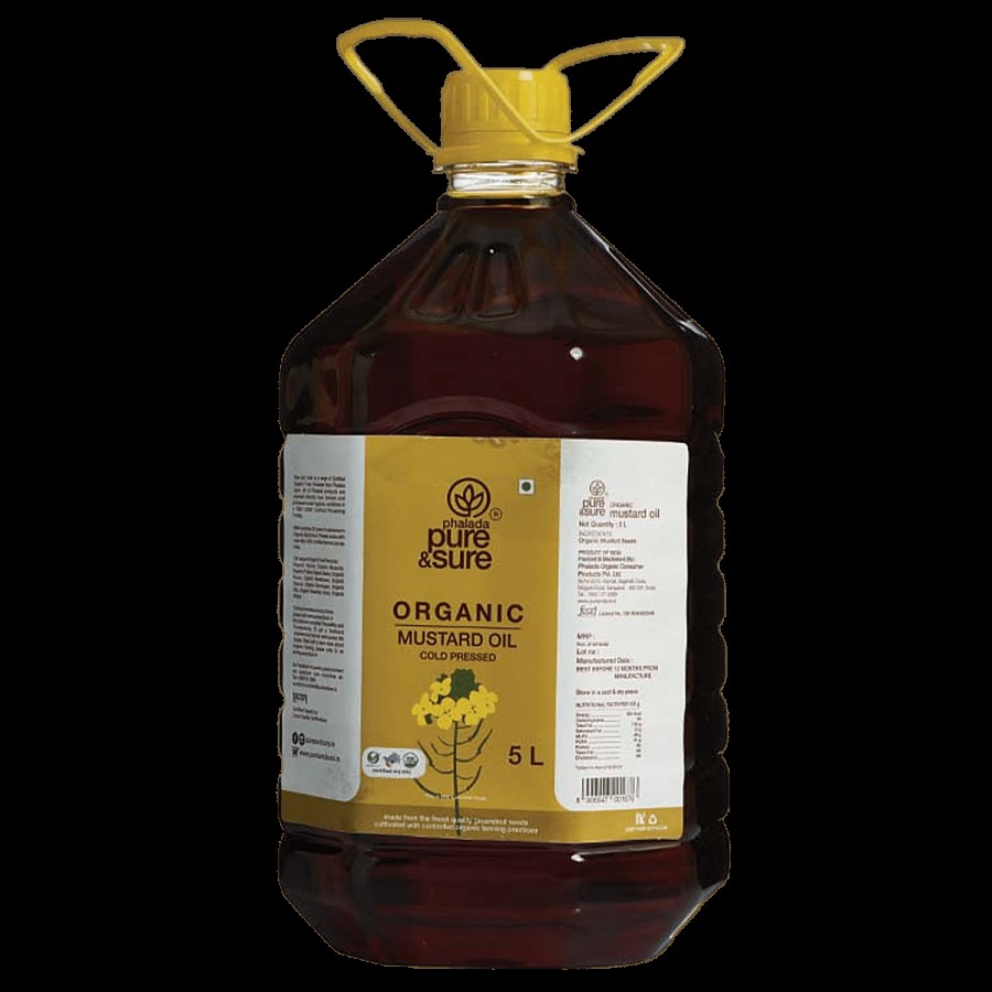 Phalada Pure & Sure Organic Mustard Oil - Cold Pressed