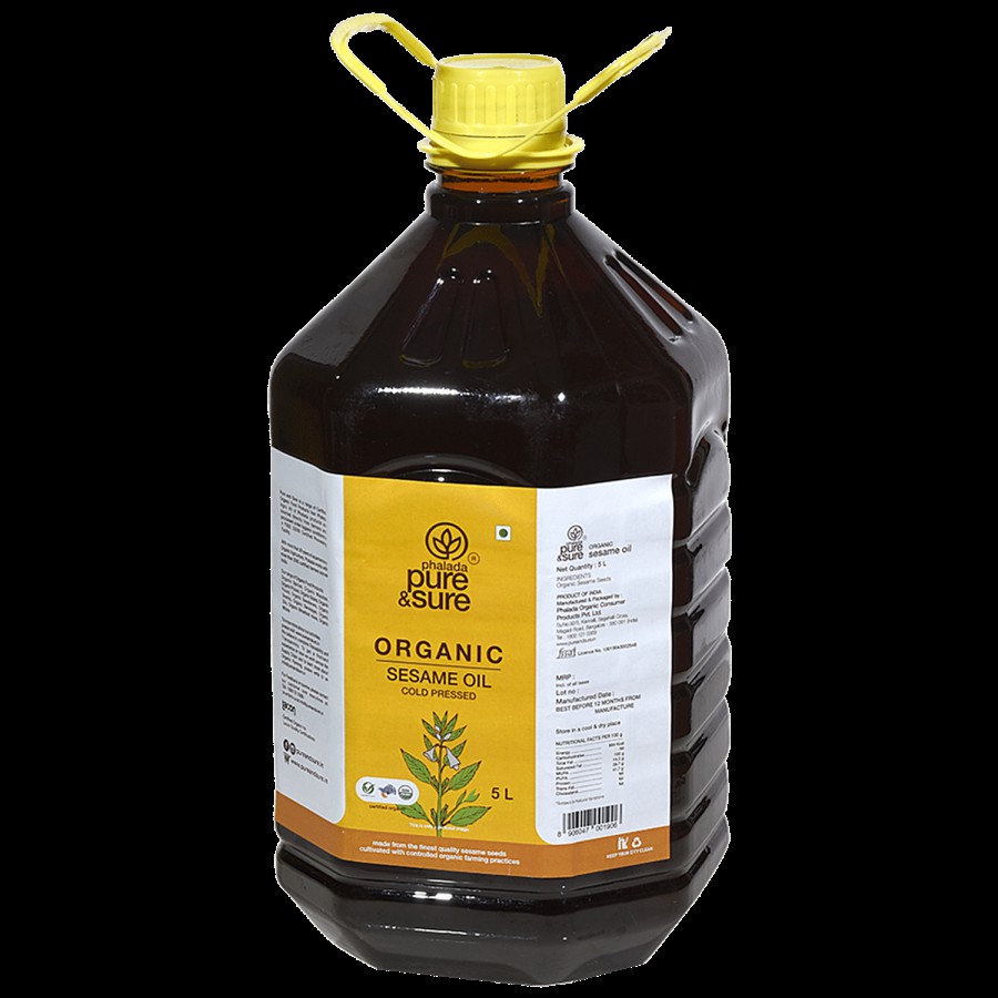 Phalada Pure & Sure Organic Sesame Oil - Cold Pressed