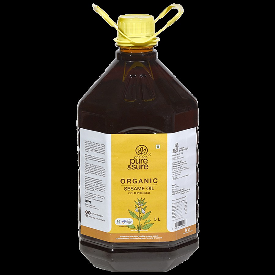 Phalada Pure & Sure Organic Sesame Oil - Cold Pressed