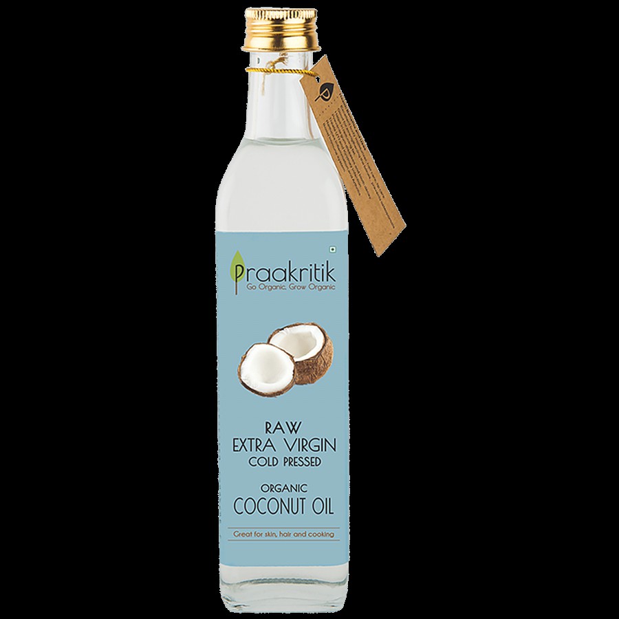 Praakritik Organic Extra Virgin Coconut Oil - Cold Pressed