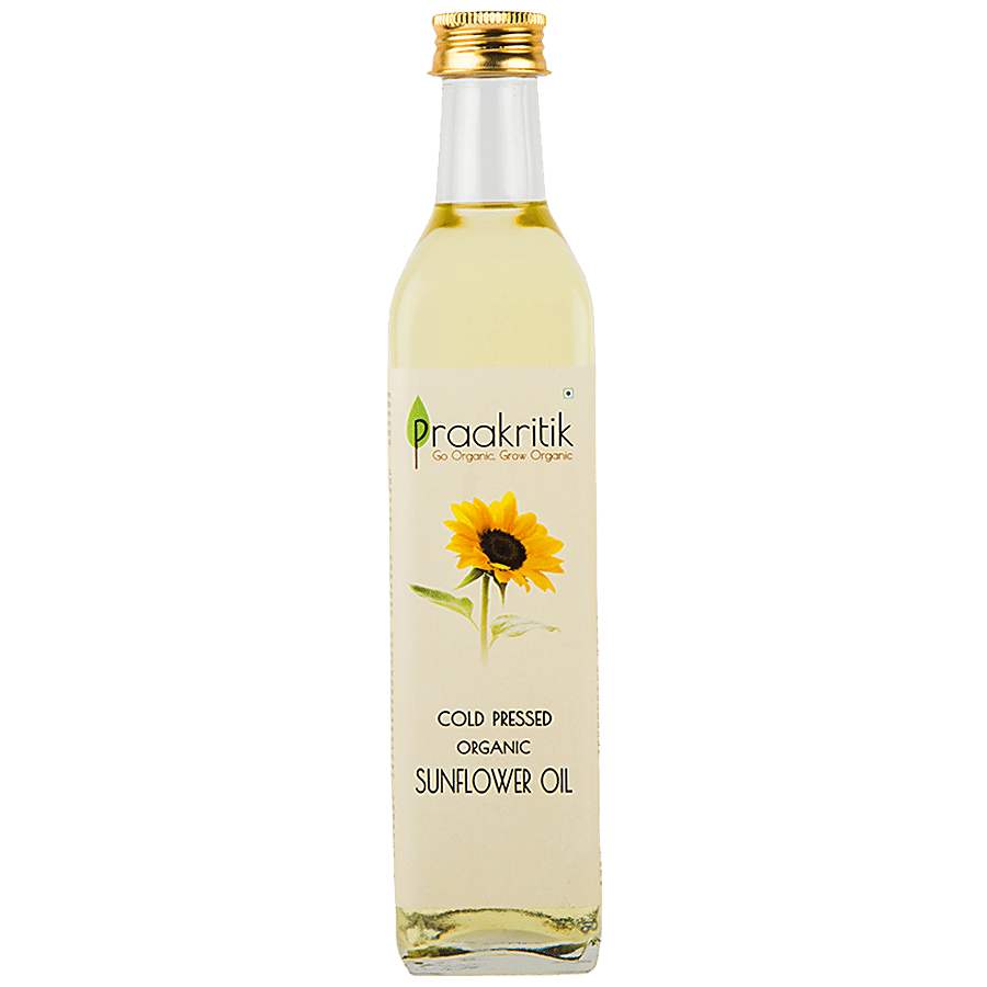 Praakritik Organic Sunflower Oil - Cold Pressed