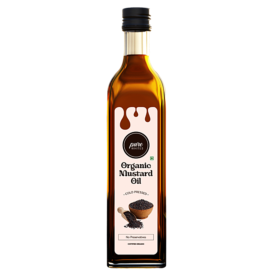 Pure Whites Cold Pressed Mustard Oil (Organic)