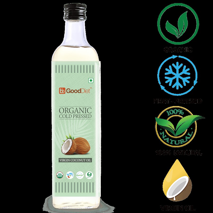 bb Gooddiet Organic Cold Pressed Virgin Coconut Oil