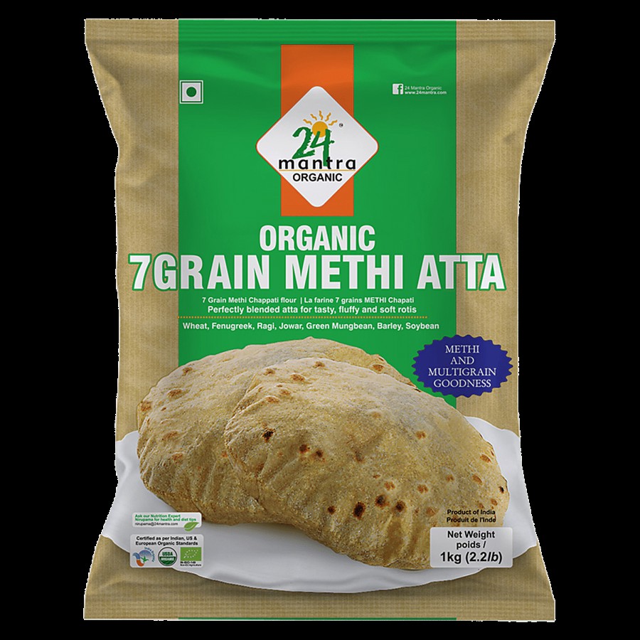 24 Mantra Organic Methi Atta