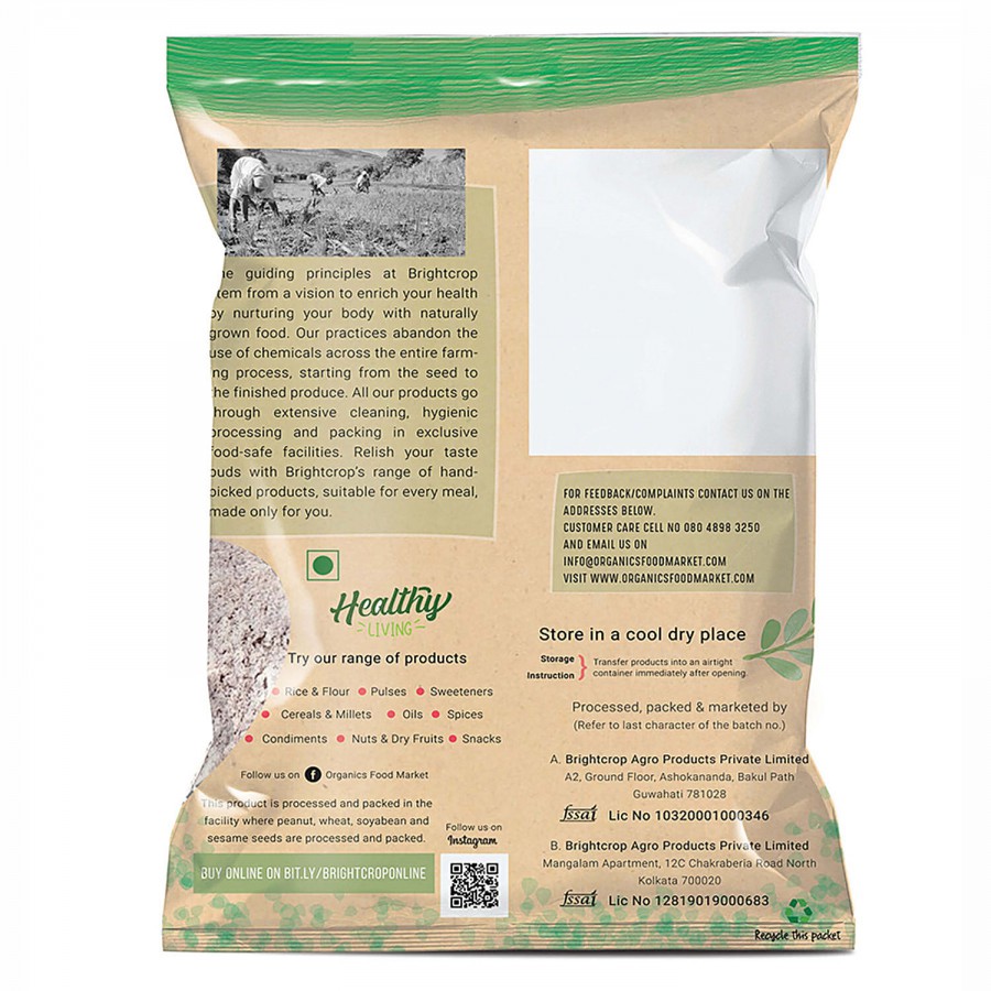 Brightcrop Finger Millet Flour - Ragi Atta