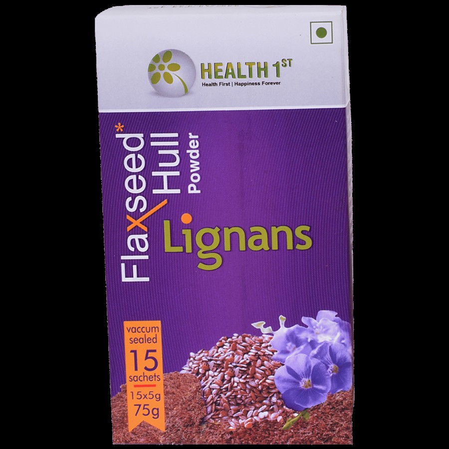 Health 1st Flaxseed Hull Powder - Lignans