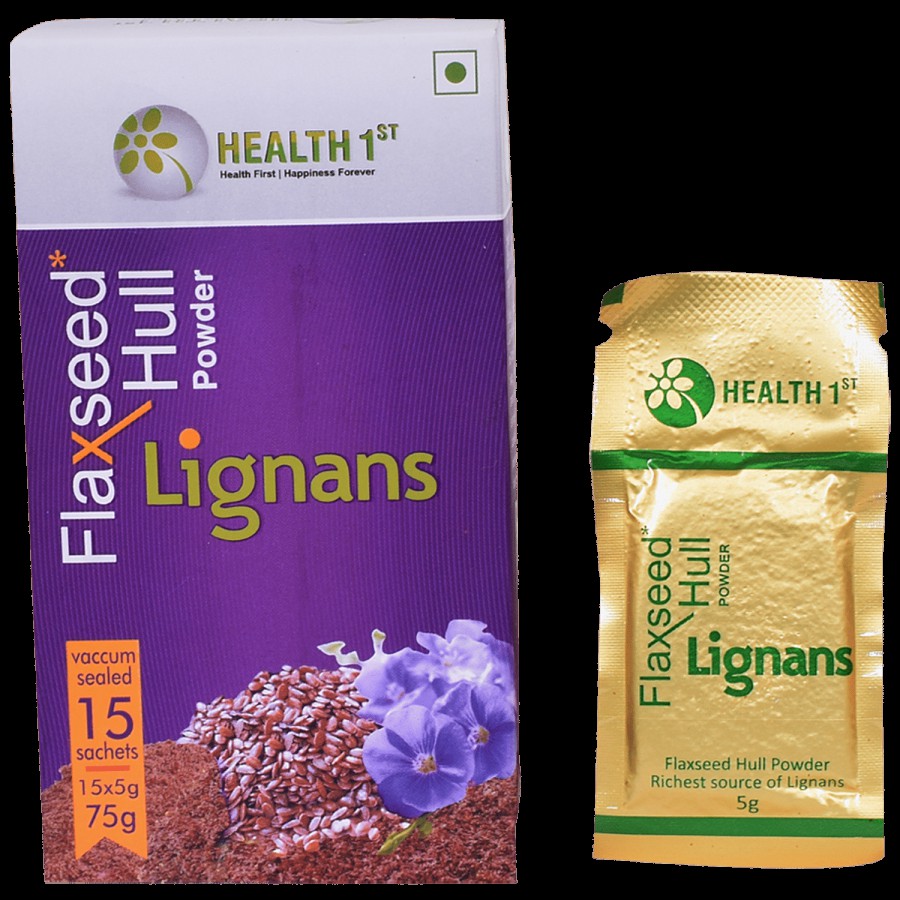 Health 1st Flaxseed Hull Powder - Lignans