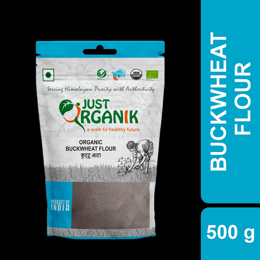 Just Organik Buckwheat Flour - High In Fibre