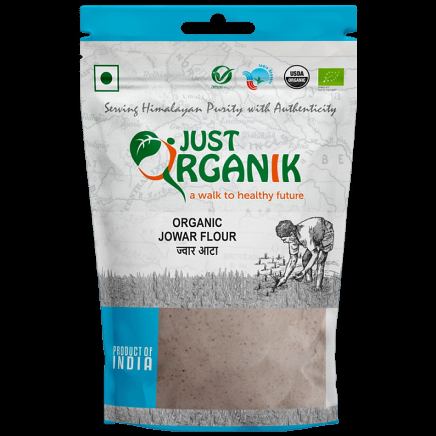 Just Organik Jowar Flour - Protein-rich