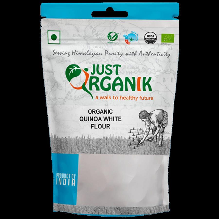 Just Organik Quinoa White Flour - High In Fibre & Protein