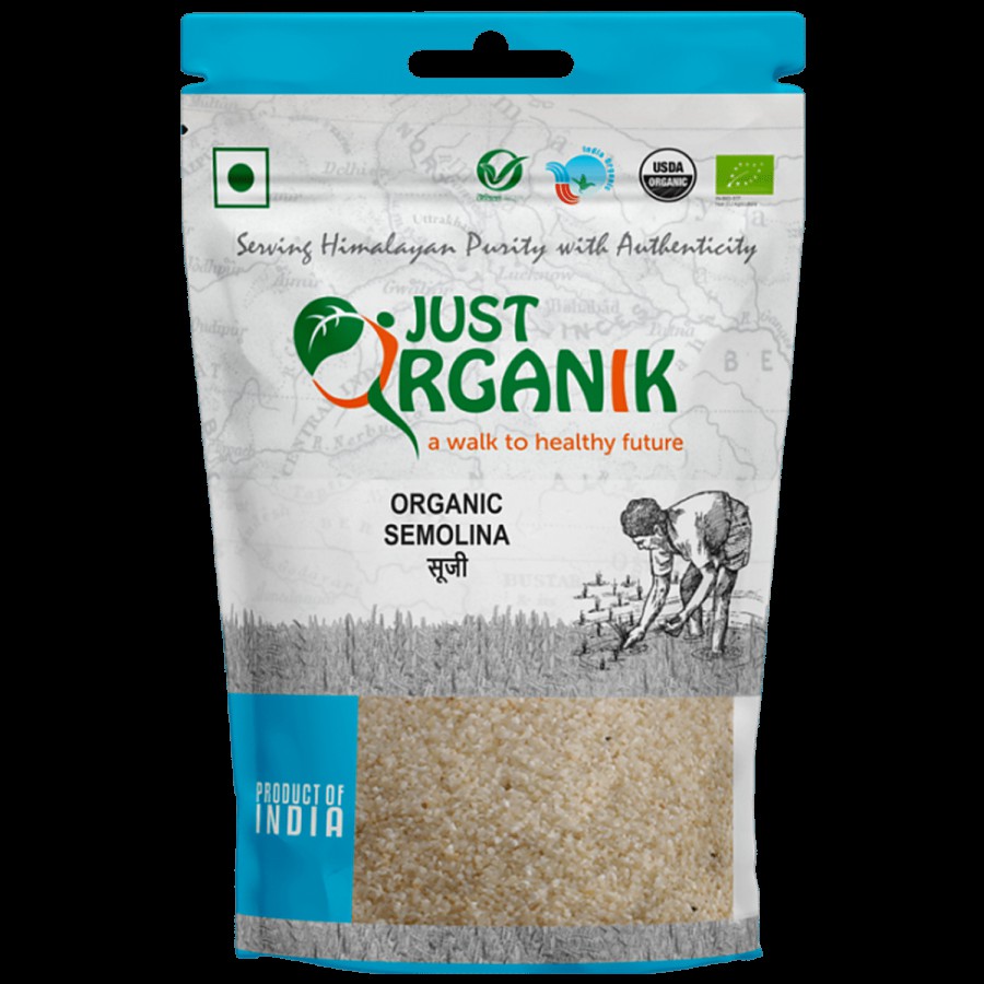 Just Organik Semolina/Suji - Organic