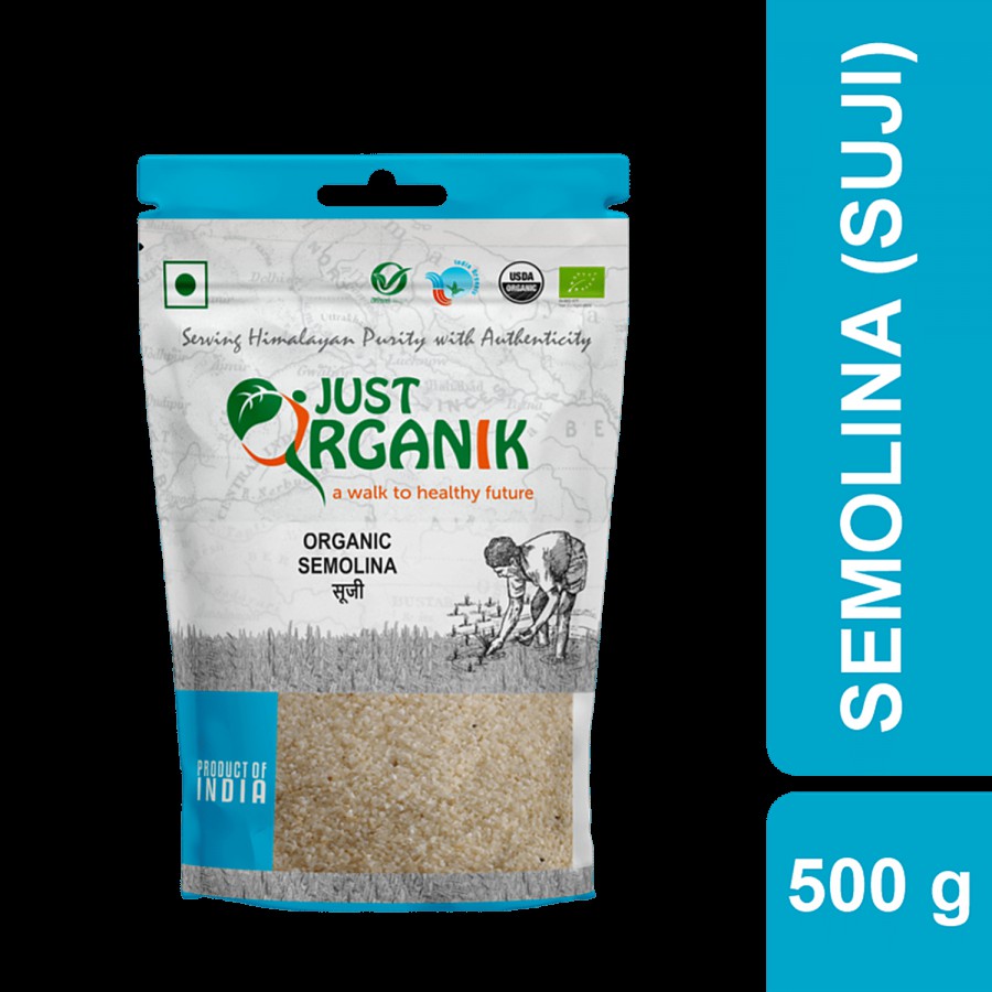 Just Organik Semolina/Suji - Organic