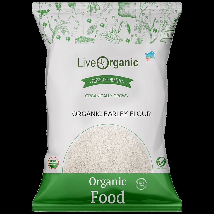 Live Organic Barley Flour - 100% Natural