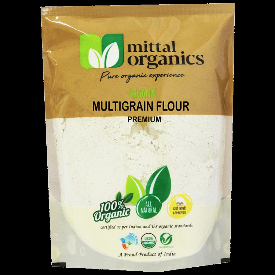 MITTAL ORGANICS Multigrain Flour - Premium