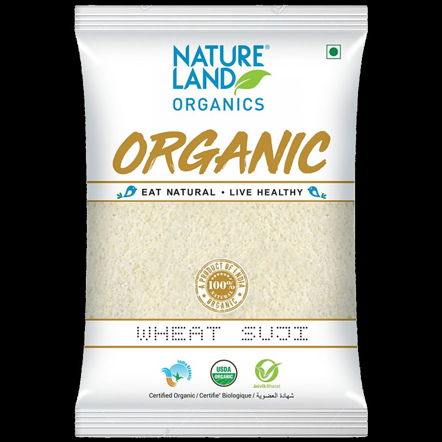 Natureland Organics Wheat Suji