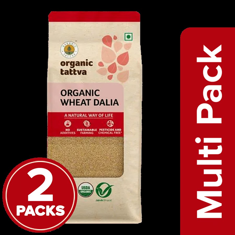 Organic Tattva Organic Wheat Dalia