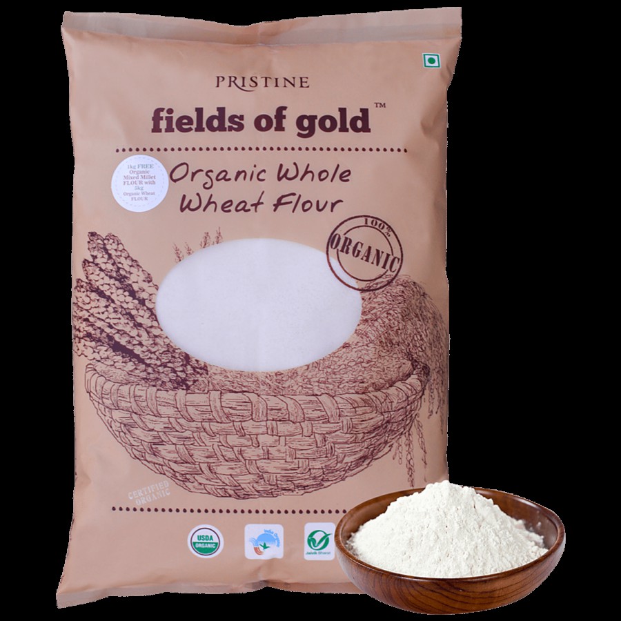 PRISTINE Fields of Gold Organic Wheat Flour